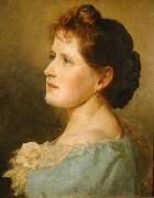 Wojciech Gerson Portret kobiety Spain oil painting artist